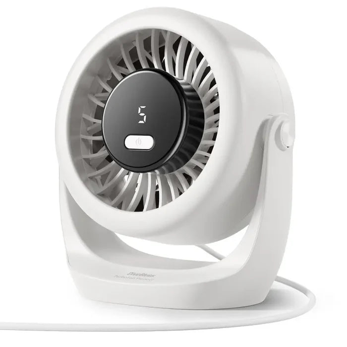 Diveblues Turbo Breeze USB Desk Fan in white colour