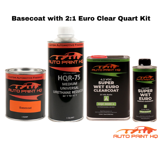 Dodge PVK Orange Blast Basecoat Clearcoat Quart Complete Paint Kit