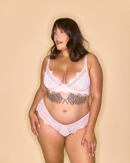 DOLLY FULL SUPPORT LACE BRA BB PINK