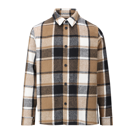 Urban Pioneers Male Doomey Overshirt SHIRT BROWN CHECK
