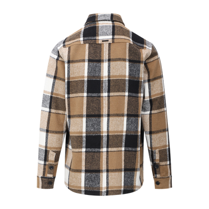 Urban Pioneers Male Doomey Overshirt SHIRT BROWN CHECK