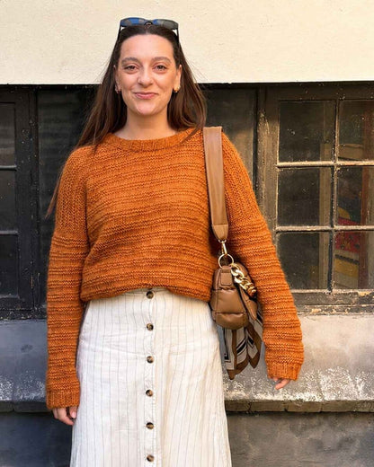 Dora sweater by Önling, No 2 + silk mohair knitting kit