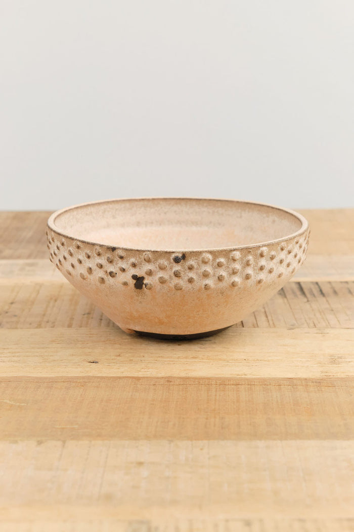 Lesley Anton Home Kitchen Dishware Dot Bowl in Dusk Dusk