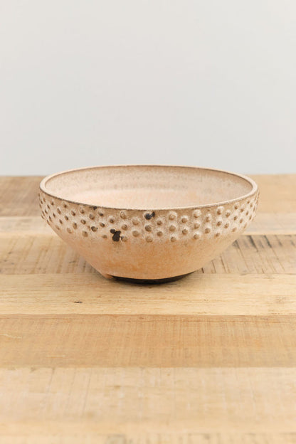 Lesley Anton Home Kitchen Dishware Dot Bowl in Dusk Dusk