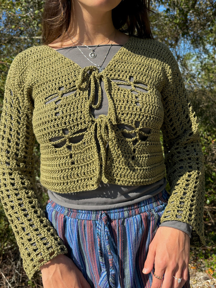 Dragonfly Cardigan Pattern