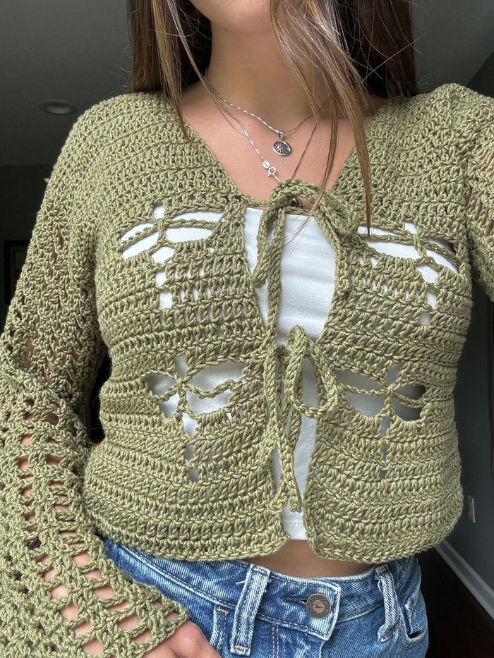 Dragonfly Cardigan Pattern