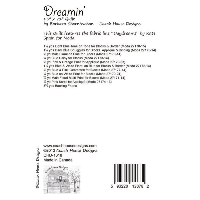 Dreamin’ Quilt Pattern