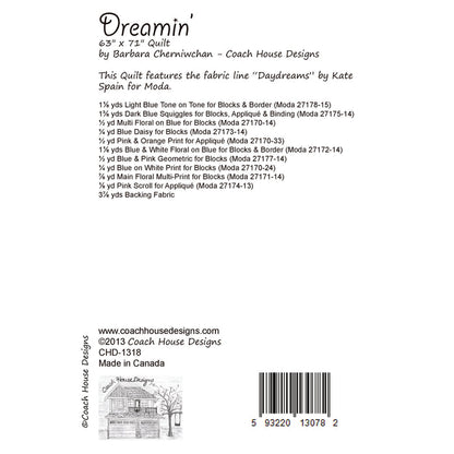 Dreamin’ Quilt Pattern