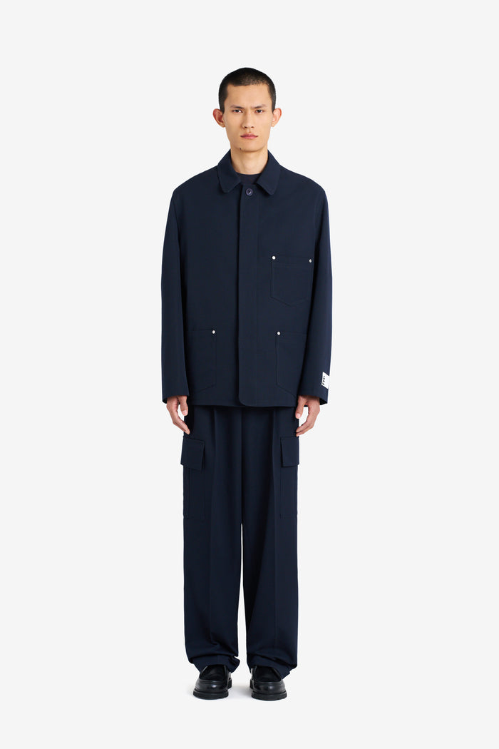 ETUDES STUDIO DRESSED UP WORKER JACKET NAVY 2