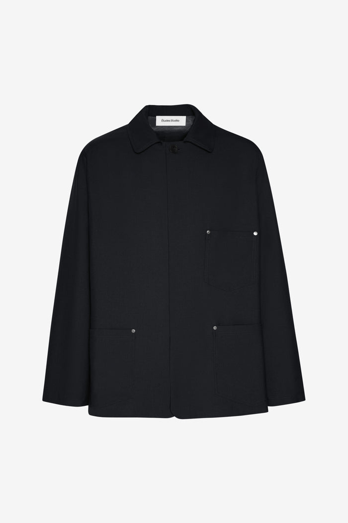 ETUDES STUDIO DRESSED UP WORKER JACKET BLACK 1