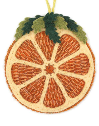 Dried Orange Felt Ornament Kit, Kiriki Press
