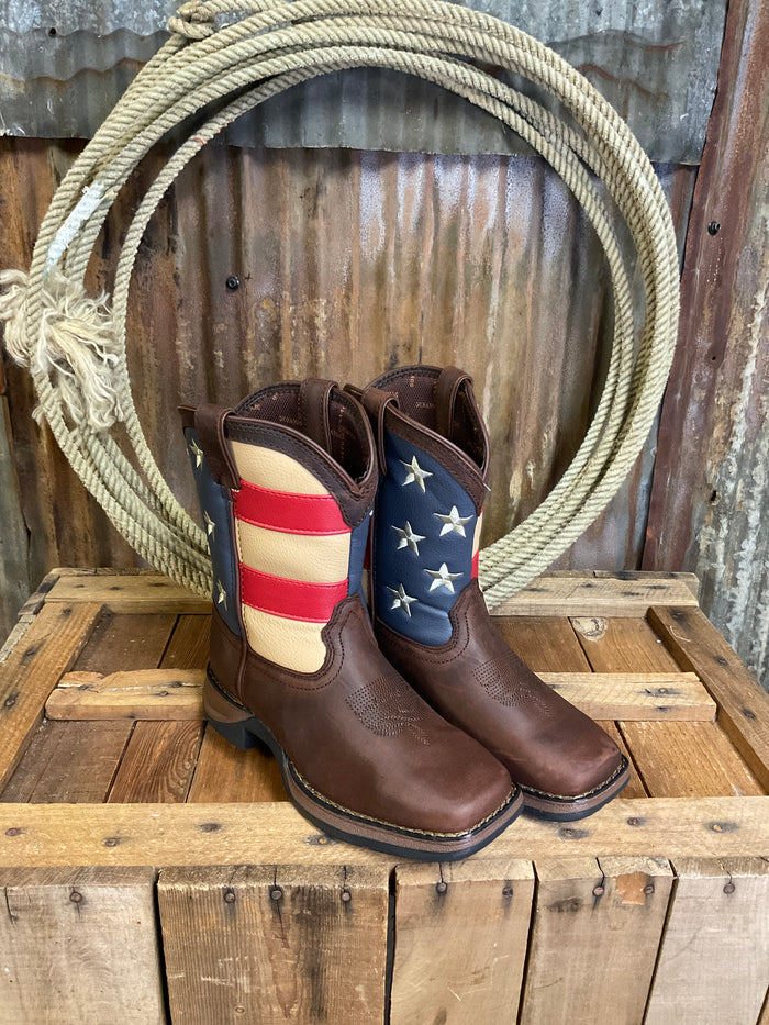 Durango Lil' Rebel American Flag Western Boot