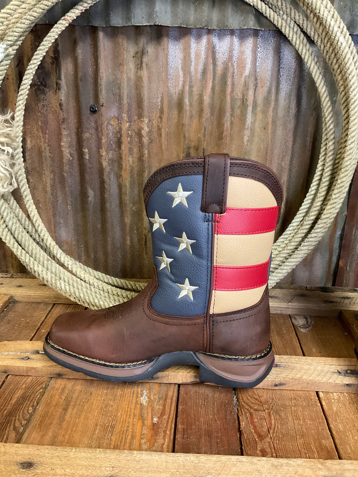 Durango Lil' Rebel American Flag Western Boot
