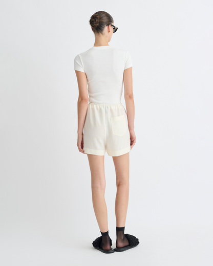 Dylla - Relaxed shorts - Creme