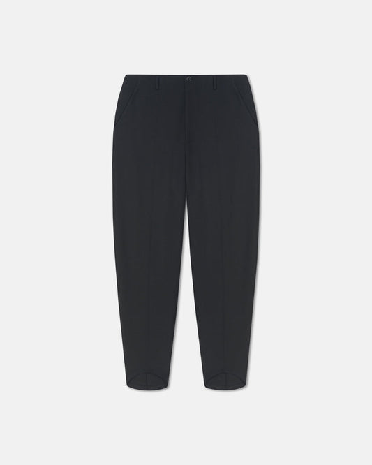 Eamon - Crepe Twill Tapered Pants - Black