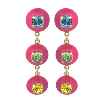 EAR DROP JANIE MINI TRIQUETRA-E7044 ASST : STUD