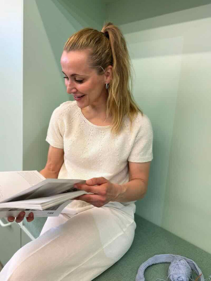 Edith summer top by Önling, Everyday knitting kit Knitting kits Önling - Katrine Hannibal