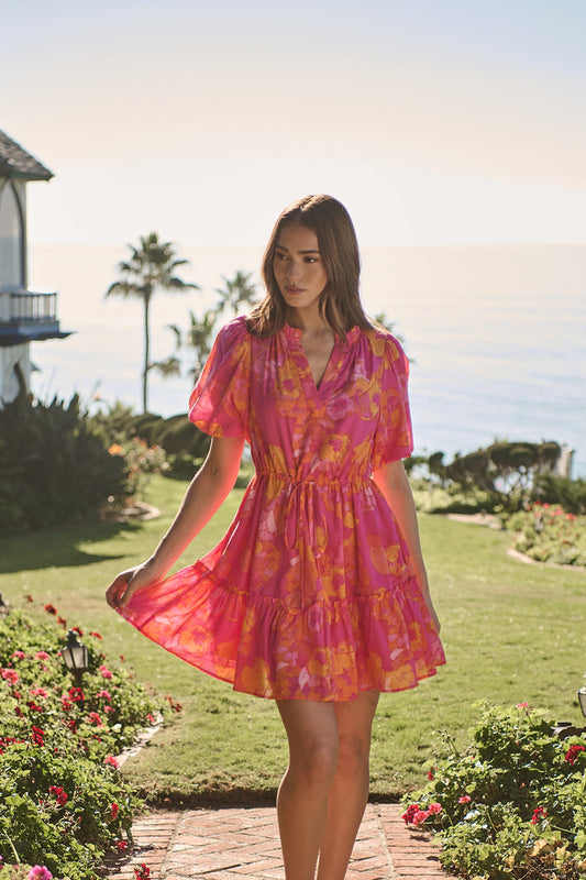 Elaris Floral Noella Shift Mini Dress