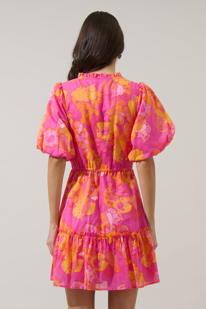 Elaris Floral Noella Shift Mini Dress