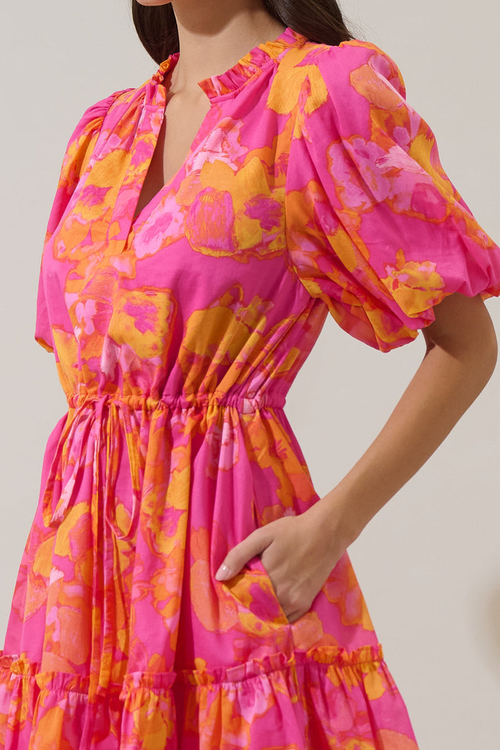 Elaris Floral Noella Shift Mini Dress