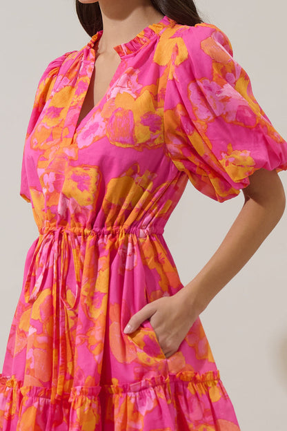Elaris Floral Noella Shift Mini Dress
