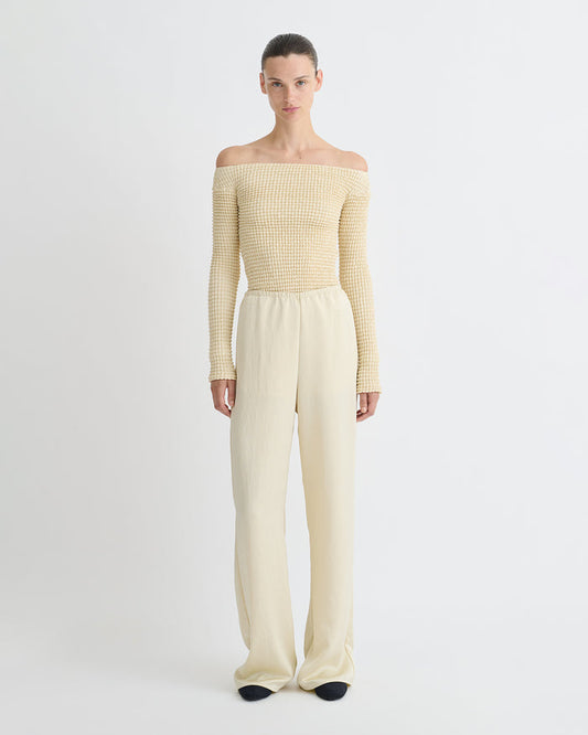 Elita - Long sleeve top - Oat