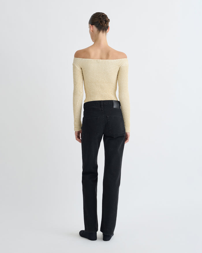 Elita - Long sleeve top - Oat