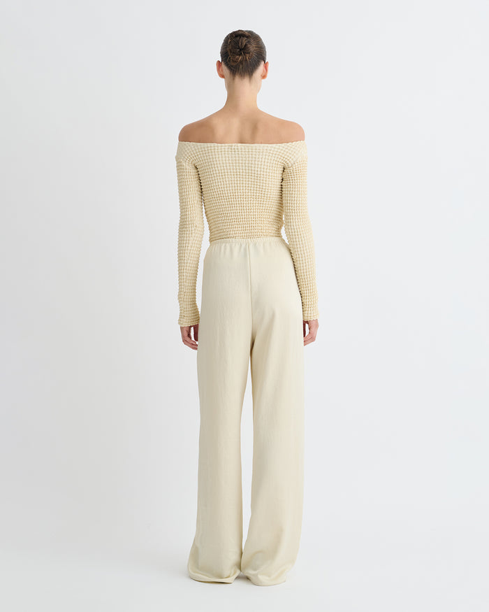 Elita - Long sleeve top - Oat