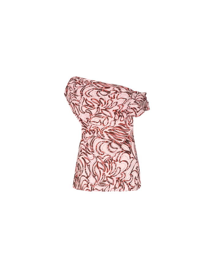 EMALEN BLOUSE PINK SCATTER FLORAL