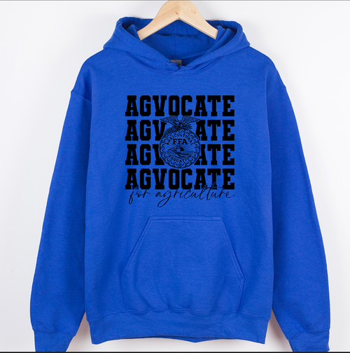 Emblem Black Agvocate For Agriculture – Hoodie