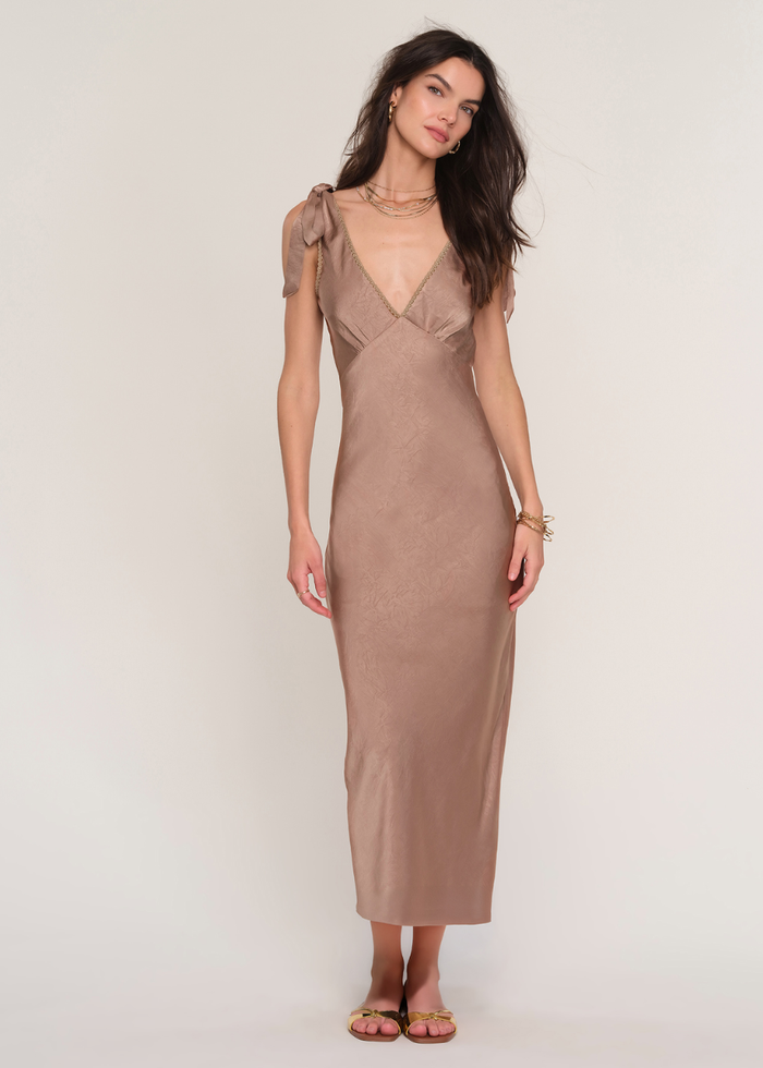 Emmie Dress - Taupe