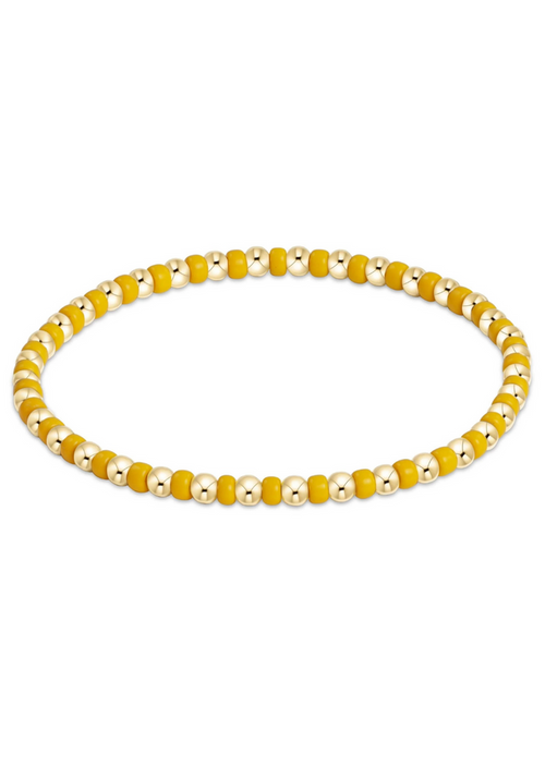enewton Gameday Hope Grateful Bracelet in Golden Yellow