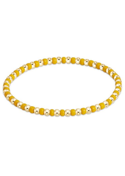 enewton Gameday Hope Grateful Bracelet in Golden Yellow