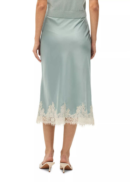 Enid Midi Skirt - Blue Haze