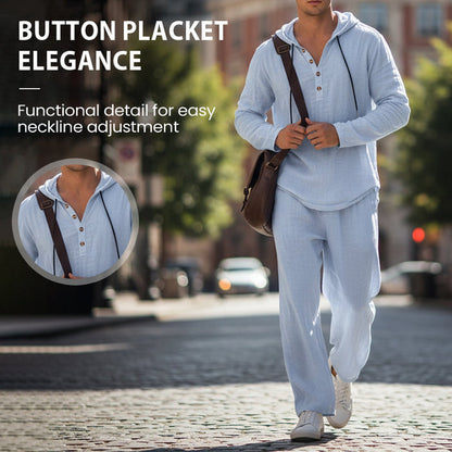 Ensemble 2 pièces : haut à capuche ample et pantalon