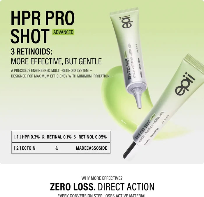 epii Advance HPR Pro Shot Triple Retinal Serum 02 Episode Gentle Longevity – 20Ml