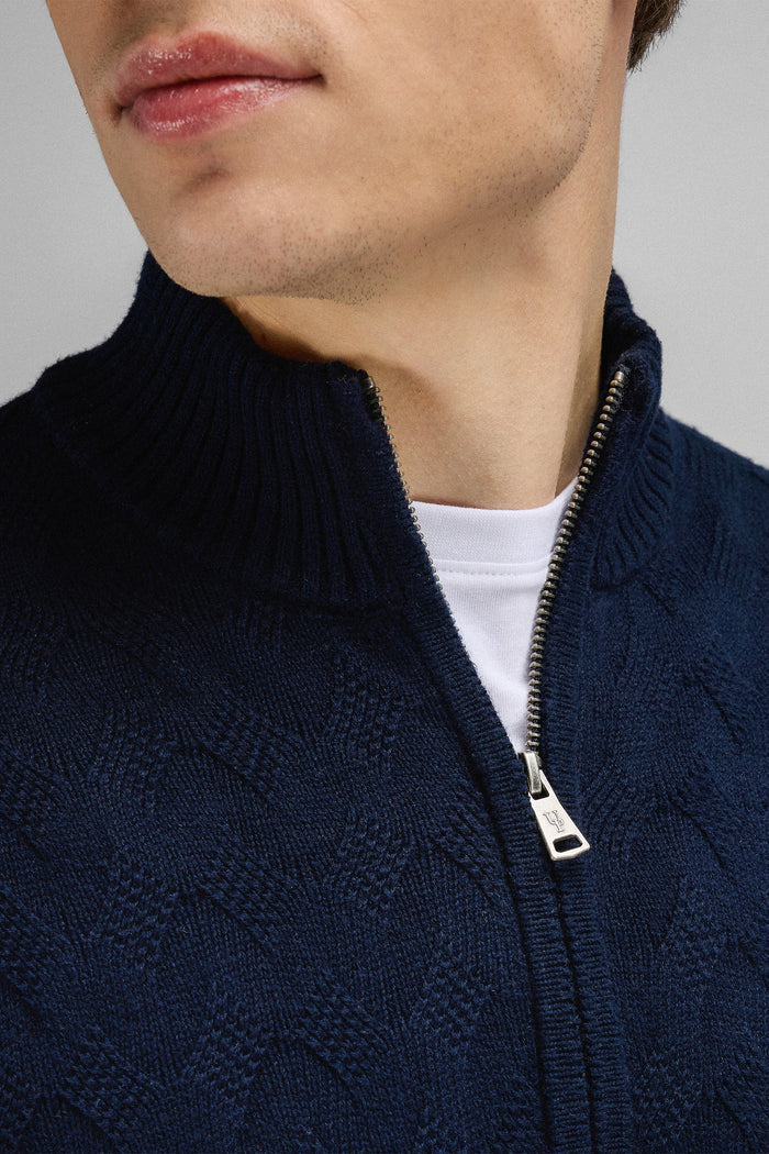 Urban Pioneers Male Ernesto Half-zip SWEATER DARK NAVY