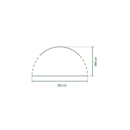 Event Shelter Pro L Sunwall Door (silver)