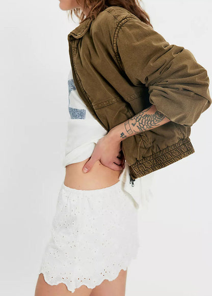 Eyes On You Skort - Ivory