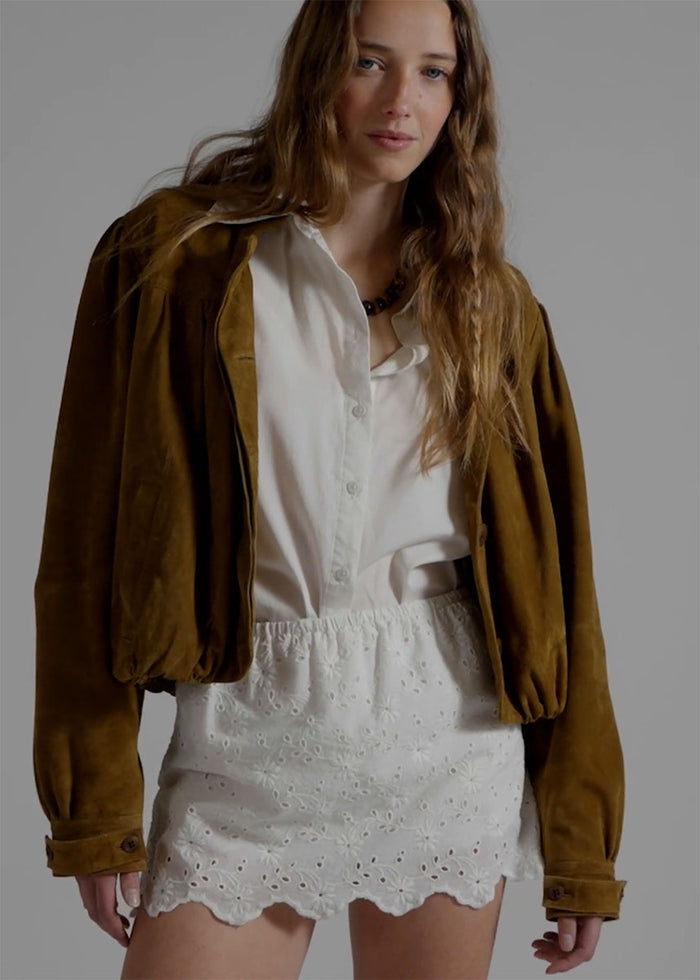 Eyes On You Skort - Ivory