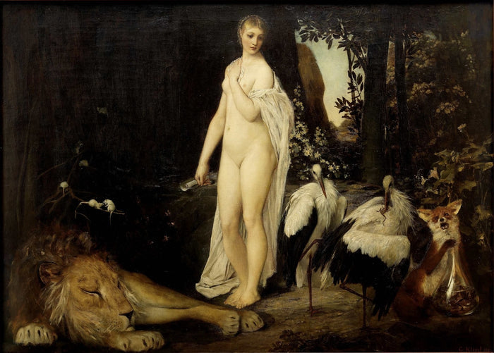 Fable by Gustav Klimt, 1883