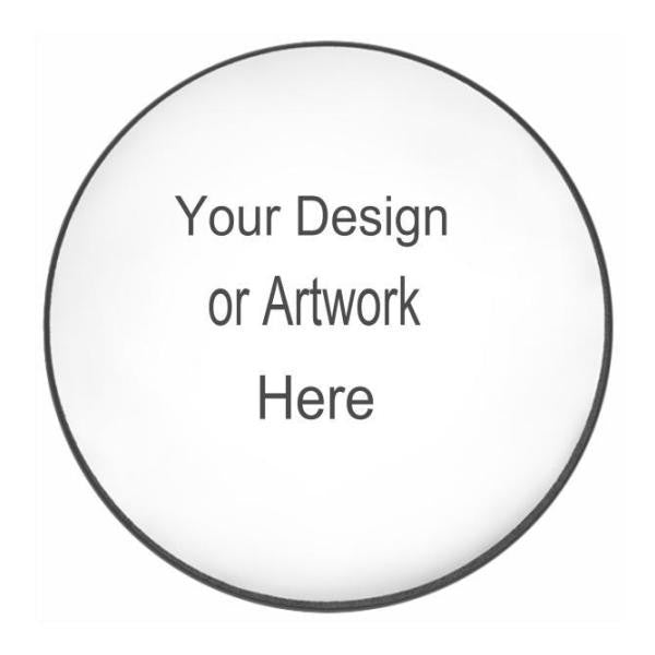 Round Fabric Coasters with Your Own Design