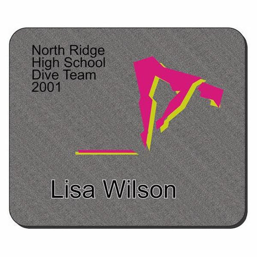 Fabric Mousepad with Plain Background 1
