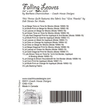 Falling Leaves Quilt Pattern