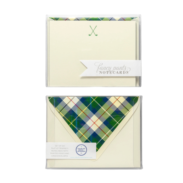 Fancy Pants Golf Notecards - Becket Hitch