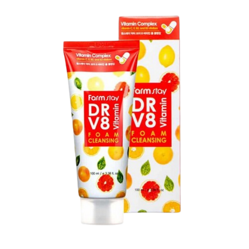 FarmStay Dr-V8 Vitamin Foam Cleansing 100Ml