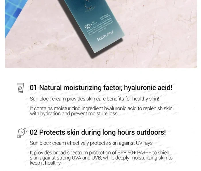 Farmstay Hyaluronic UV Shield Sun Block Cream 70g