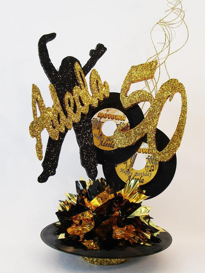 Motown 50th Birthday Centerpiece