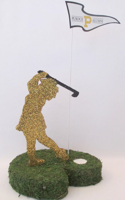 Female golfer centerpiece - Designs by Ginny