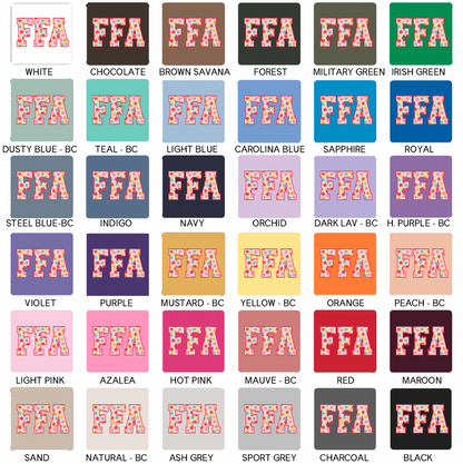 FFA Floral– Hoodie
